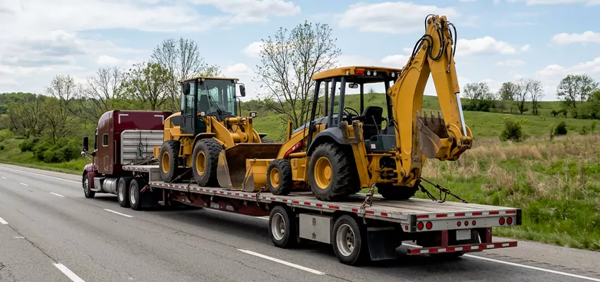 Loader and Backhoe Tractors Transport Kona